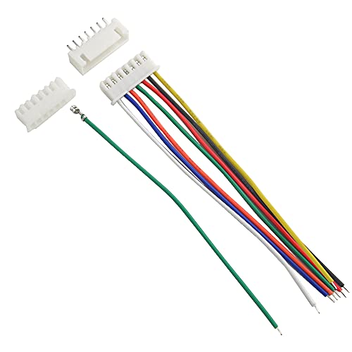 BGTXINGI 200Pcs 2.54mm XH Connection Socket Plug Kit With 140Pcs 10cm Pre-crimped cable wire 2/3/4/5/6/7 Pin House Male and Female Compatible with JST XH Connector - Image 4