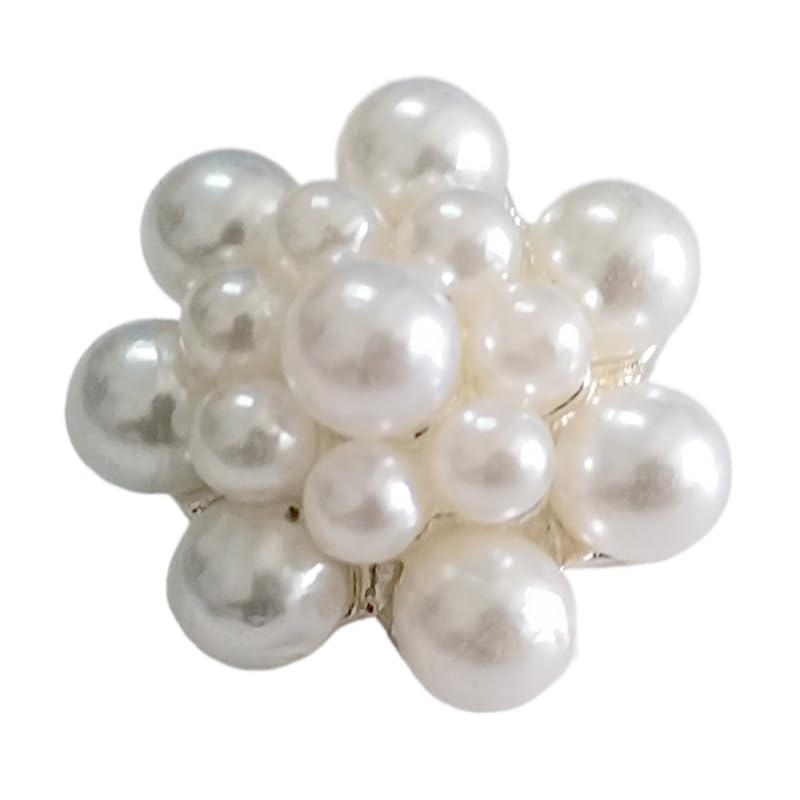 10/20 szt. 18 mm perłowe białe perłowe guziki kwiatowe guziki perłowe do szycia(20pcs)