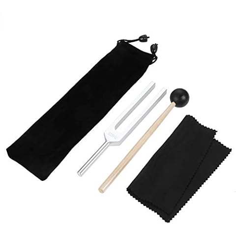 Dreld 528Hz Aluminiumlegierung Neurologie Stimmgabel für DNA-Reparatur Heilung mit Silikonhammer & Samtbeutel, Passend für Klangtherapie, Yoga, Meditation und Entspannung Cover