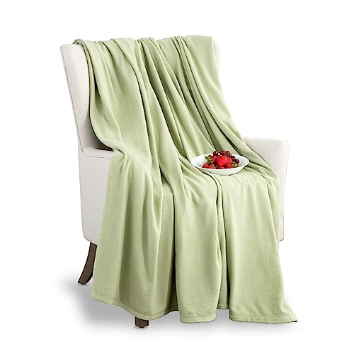 Martex Fleece Blanket King Size - Fleece Bed Blanket - All Season Warm Lightweight Super Soft Throw Blanket - Sage Green Blanket - Hotel Quality- Blanket For Couch (108X90 Inches, Sage Green) #TOP10