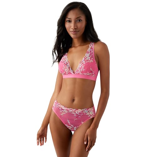 Image of Wacoal Women's Embrace Lace Lightly Lined Wire Free Mid Coverage Bralette, 852191