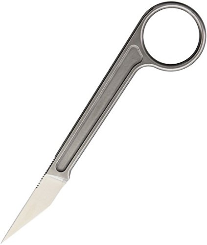Bastinelli Creations BAS13 Stonewash Stainless Fixed Knife w/1.5