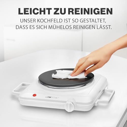 Clatronic Einzelkochplatte für Camping und Küche