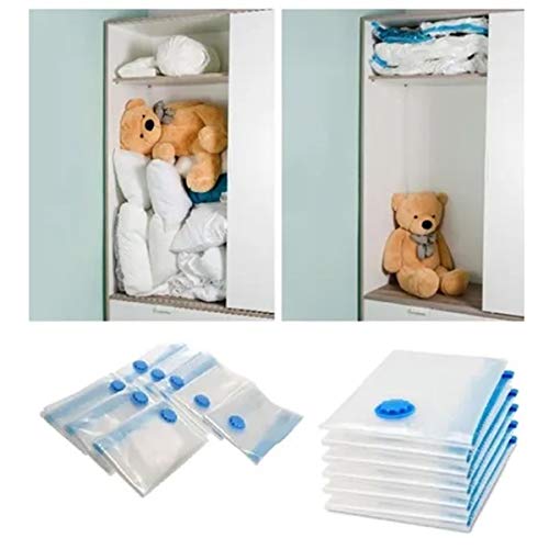 Kit 10 Sacos Para Embalagem A Vácuo Com Cabide 120x70 Cm