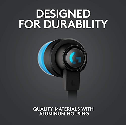 Image of (Refurbished) Logitech G333 Gaming Earphones with Mic and Dual Drivers with 3.5 mm aux Port and USB-C Po