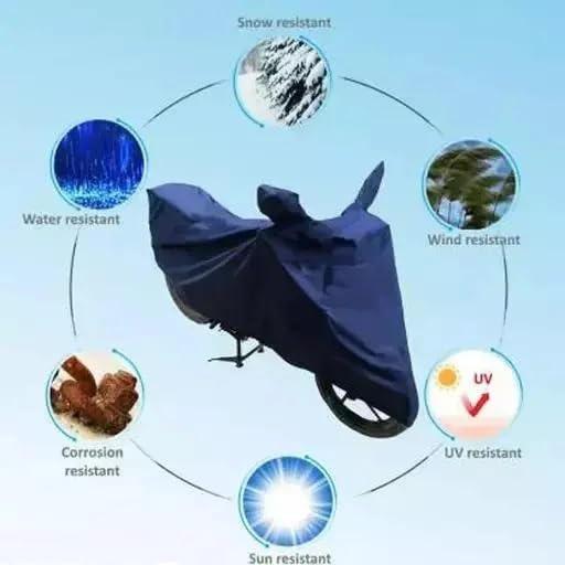 Image of Water Resistant Bike Cover Dustproof UV Protection Bike Body Cover for Yamaha FZ All-Weather Protection