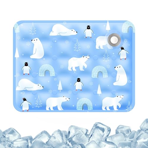 Kühlmatte für Hunde | Kühlmatte für Hunde | Frischematte für Katzen im Innenbereich | Waschbares Kühlbett für Hunde und Katzen, Kühldecke für den Sommer Portab