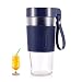 Przenośny blender, MIYAJOY osobisty blender do koktajli i smoothie, 350 ml, mały blender, ładowany przez USB, mini blender bez BPA, premium blender białkowy, shake owocowy sok owocowy w podróży (niebieski)