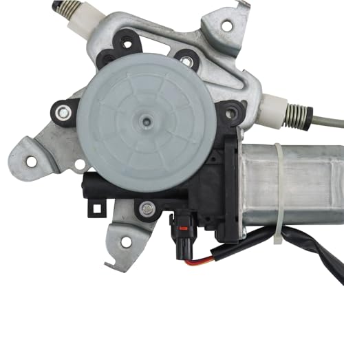 Image of TRQ Rear Right Power Window Regulator & Motor Assembly Passenger Side Compatible with 2005-2015 Nissan Frontier