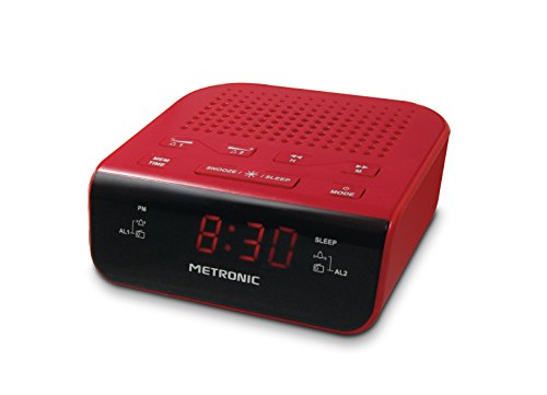 Preisvergleich Produktbild Metronic 477011 Radiowecker rot