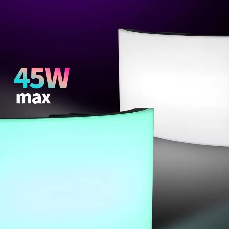 LS W40C RGBパネルライトは、最大45Wの出力を誇ります。