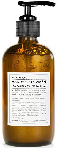 FIG+YARROW - Organic Hand+Body Washes (Lemongrass+Geranium)