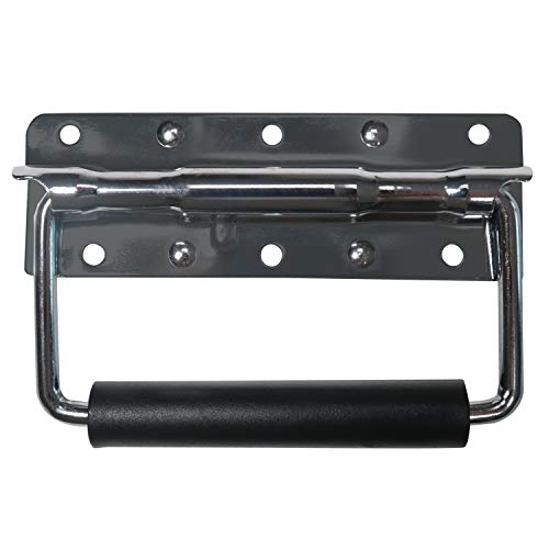 HMF 14990-09 Cheast Handle for Boxes, Silver,black, 12,5 x 4 x 0,2 cm - Image 3