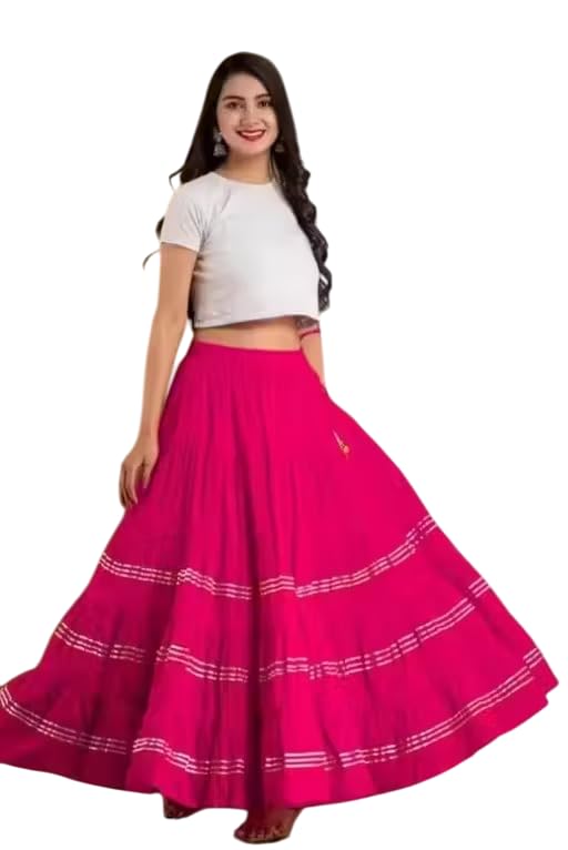 Feminine Women Western Pink Skirts Style No-14-picture-20