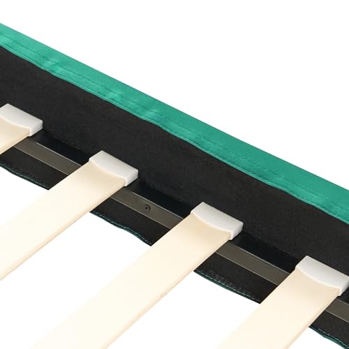 Letto singolo in Velluto verde con rete a doghe 90...