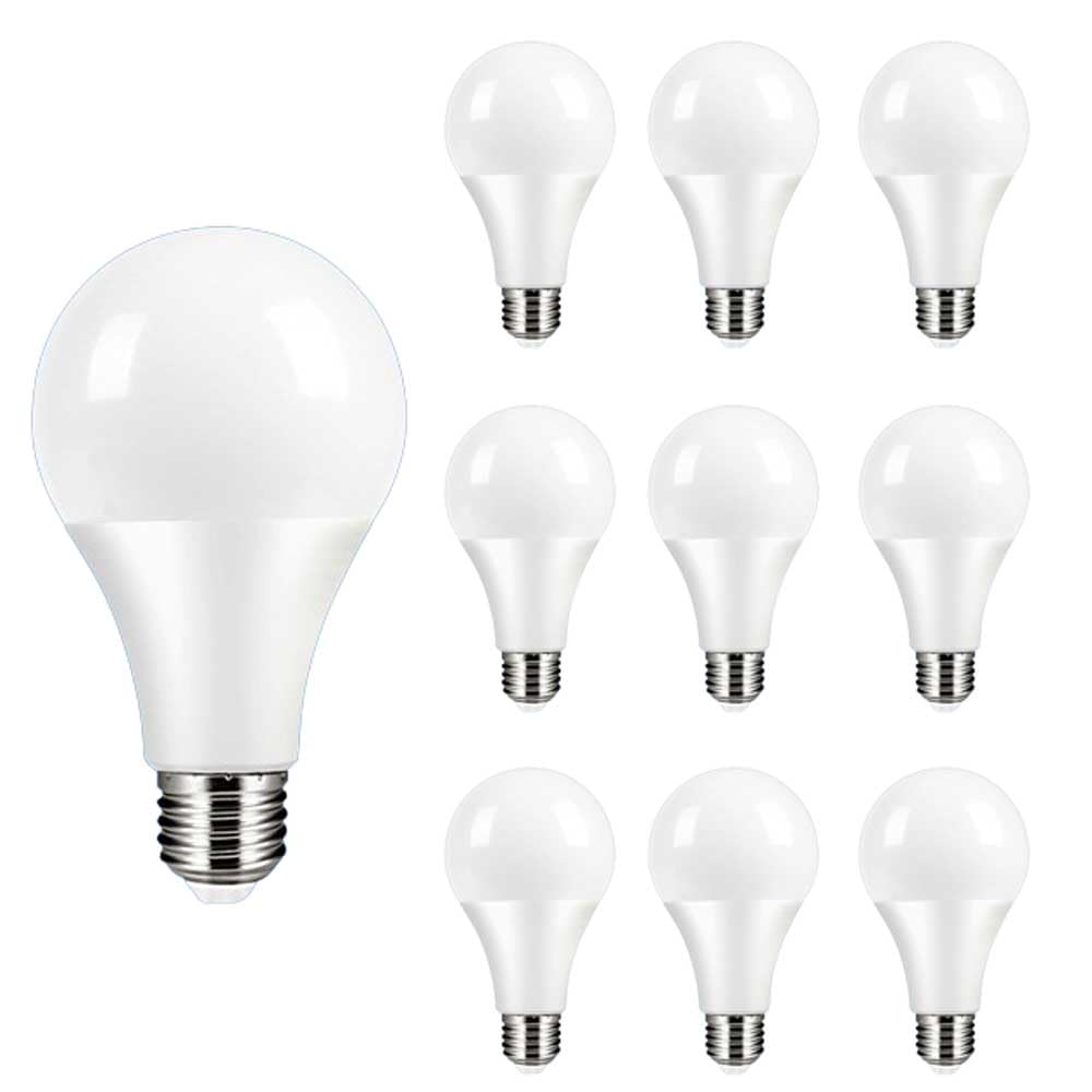 Paquete de 2/10 Bombillas LED de Aluminio E27, Bombilla E27 de Alta Potencia 28W Blanco Cálido 3000K 2800LM, No Regulable, Lámpara de Ahorro de Energía de 360 ​​° para Tienda, Garaje, Almacén