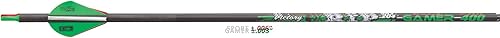 Victory Archery Victory Rip XV Gamer Shafts 500 1 Doz., Negro