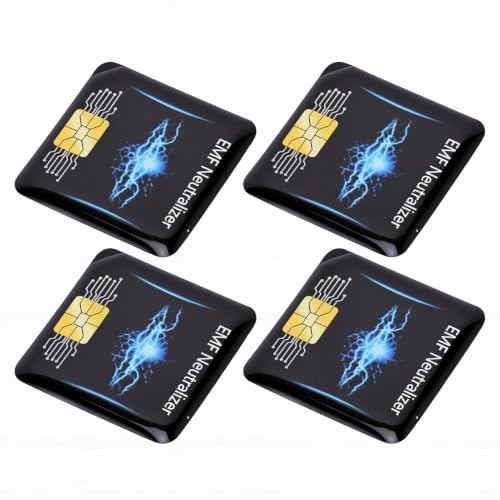 Pegatinas EMF contra radiación electromagnética de silicona fina para portátil Estilo 2