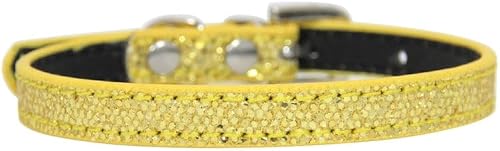 Generic Cat Neck Collar Glitter Diamond Gold 25cm