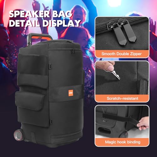Speaker Case Compatible with JBL PartyBox 520,Portable Speaker Dust Cover Storage Bag Fits for JBL PartyBox 520 for Outdoor Travel,Cover Only