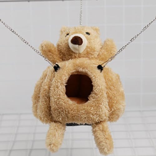 Caverna aconchegante de hamster, cama de casa quente de inverno de hamster - Hamster House Nest Bed