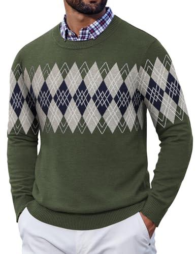 COOFANDY Sweaters for Men Lightweight Dress Sweater Fashion Knit Sweater Pullover Winter