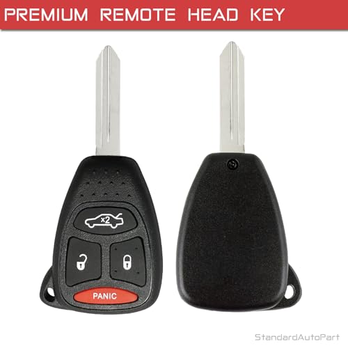 Mando KOBDT04A de repuesto con 4 botones para llaves de coche Dodge Dakota Ram y Durango 2