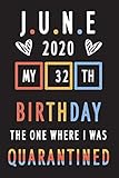 Photo Gallery my 32th birthday the one where i was quarantined 2020: 32th bithday gift notebook/journal/dairy gift, 120 blank page, 6x9 inches, matter finish cover Photo Gallery my 32th birthday the one where i was quarantined 2020: 32th bithday gift notebook/journal/dairy gift, 120 blank page, 6x9 inches, matter finish cover