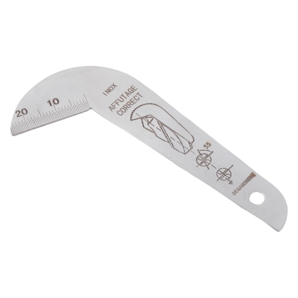 GMBYLBY Precise Drill Bit Sharpening Gauge 118Degree Sharping Tool Stainless Steel Build For Accurate