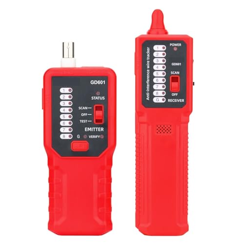 Buscador líneas RJ45 para solucionar fallos de red LAN y rastreador de cables con tono