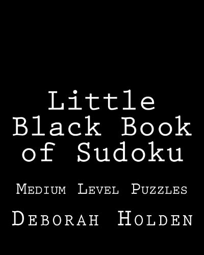 Little Black Book of Sudoku: Medium Level Puzzles