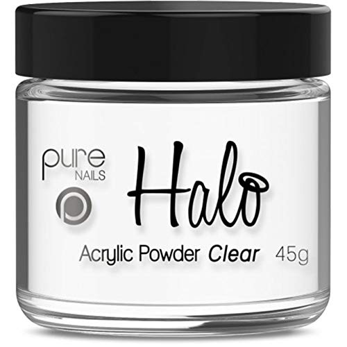 Halo By Pure Nails Acrylic Powder CLEAR 45g
