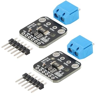 JESSINIE 2pcs INA219 I2C High Precision Bi-Directional DC Current Sensor Module for...