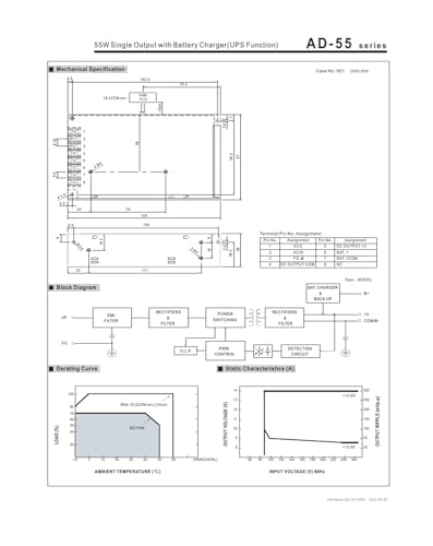 Batterie AD-55A alimentation de remplacement contre les micro-coupures - 4
