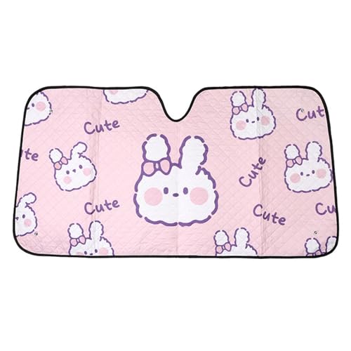 Cartunato de cartón sol, parasol de parabrisas de coche,Sundi de sol del parabrisas delantero   Cubierta de aislamiento de calor para camión divertido de aluminio