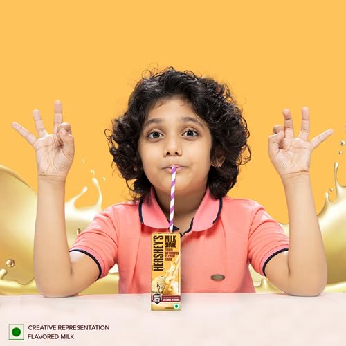 Image of Hershey's Cashew Butterscotch Ice Cream Flavored Milkshake | Enriched with Calcium | 180ml