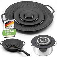 Netrox Coperchio Paraspruzzi Universale in Silicone per Pentole, 15-25 cm