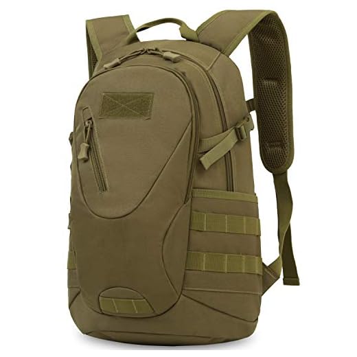 CX&LL 30L Mochila Táctica Impermeable Mochila Senderismo Molle Mochila Macuto Militar para Excursiòn Montañismo Ciclismo Escalada al Aire Libre Deporte Trekking, Color Caqui