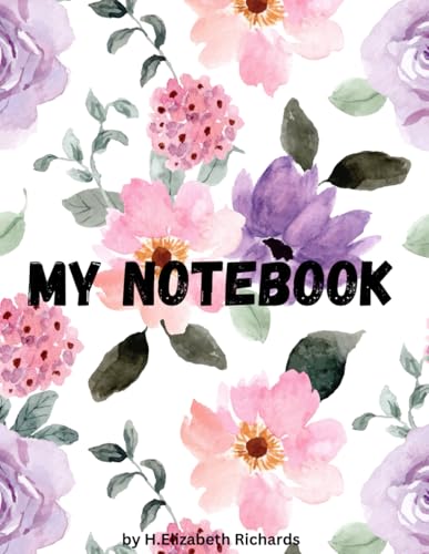 MY NOTEBOOK: A NOTEBOOK FOR EVERYDAY USE. VERY FEMININE AND STYLISH