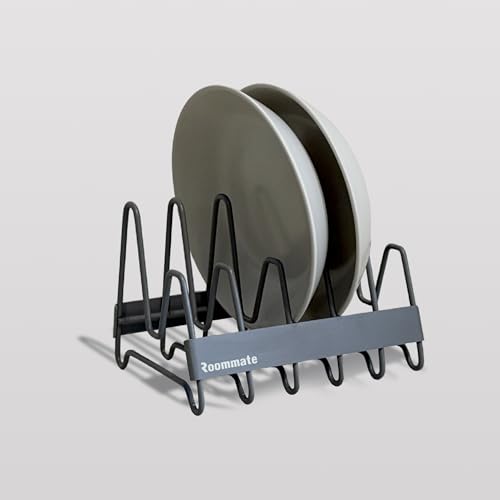 Roommate 多機能 食器 水切りラック 水切りかご | キッチン 大容量 滑り止め 省スペース お掃除用 | 皿洗い置き 乾燥台 洗い物置き 乾かす 洗い物ラック 乾燥ラック 食器みずきりかご 台所用品ホルダ キッチン収納棚 ひとり暮らし用 家庭/業