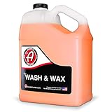 Adam's Polishes Wash & Wax (Gallon) - Car Wash Soap Infused With Pure Carnauba Car Wax | Car Cleaning Formula W/Paint Protection | Use In 5 Gallon Bucket Foam Cannon & Foam Gun