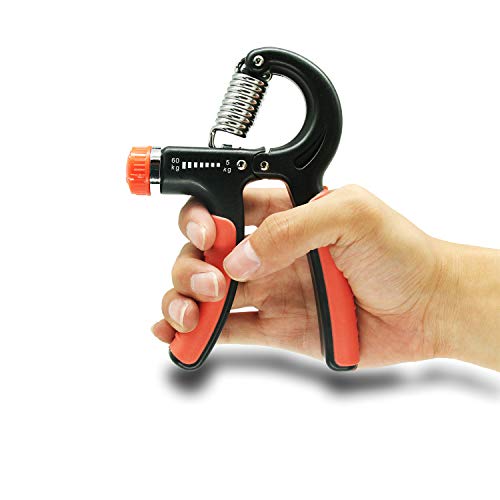 ADMA Adjustable Grip Strength Trainer,Hand Exerciser Grip Strengthener Squeeze Spring Resistance 11-132Lbs(5-60KG),Hand Press Exercise Gripper Best for Hand Wrist Forearm Flexor Strengthening Workout