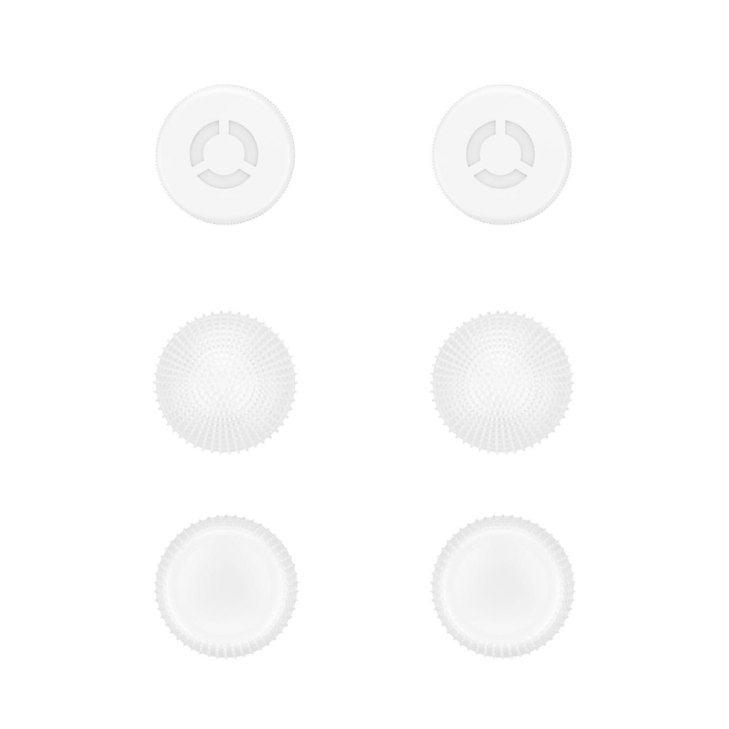 Lenovo Tapas para Joystick (6 Piezas, 3 Estilos - Cóncavas, Esféricas, Cilíndricas, Material Silicona) Compatibles con Legion Go 2 y Legion Go S – Color Blanco Glaciar