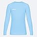 FORZA Junior Boys’ Base Layer Long Sleeve Top – Compression Undershirt for All Sports - Multiple Sizes and Colors Available (US, Alpha, 11 Years, 12 Years, Light Blue)