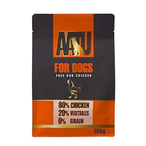 AATU 80/20 Complete Dry Dog Food, Chicken 10kg – Dry Food Alternative to Raw Feeding, High Protein. No Nasties, No Fillers.