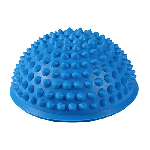 SARTTIVIS Halbrund PVC Massageball Balance Pod Fuß Fitness Ballett Yoga Bälle Übungsgymnastik Aerobic Massagegerät Selbstmassagewerkzeug 5 Farben Optional Cover