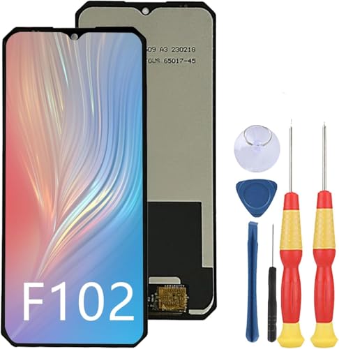Écran LCD compatible Fossibot F102 avec vitre tactile et outils de réparation inclus