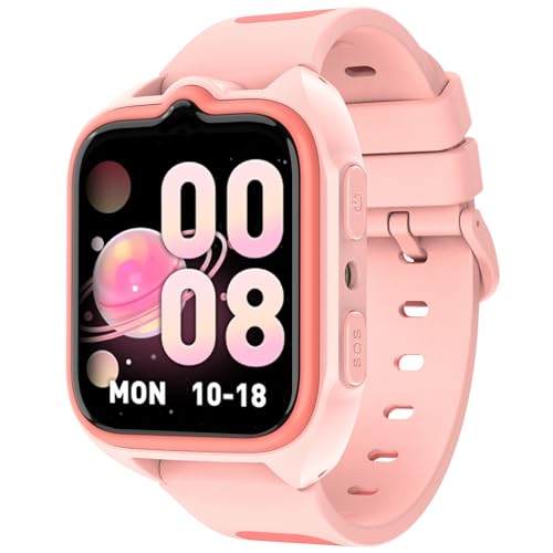 Baolubao Reloj Inteligente Niño, 4G Smartwatch con Videollamadas, Chat de Voz, 1.75” Smartwatch Niñas con GPS Posición, Despertador, Podómetro, Calculadora, Batería Grande de 800 mAh