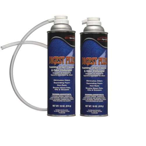 Comparison: Best Sink Drain Cleaner For Smell 7 Quest Specialty DIGEST PLUS Foaming Drain Cleaner and Odor Eliminator, 2 count