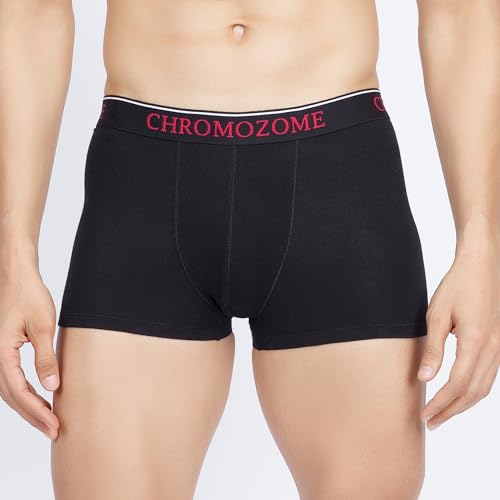 Image of Chromozome Mens Cotton-Stretch Trunks (Pack of 2)